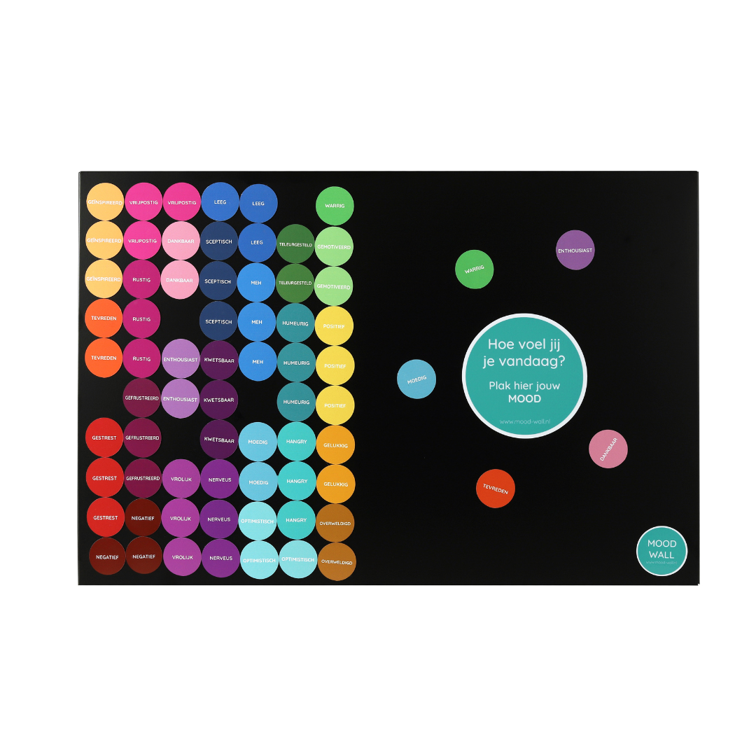 Mood Wall klein 45x60cm - zwart of wit