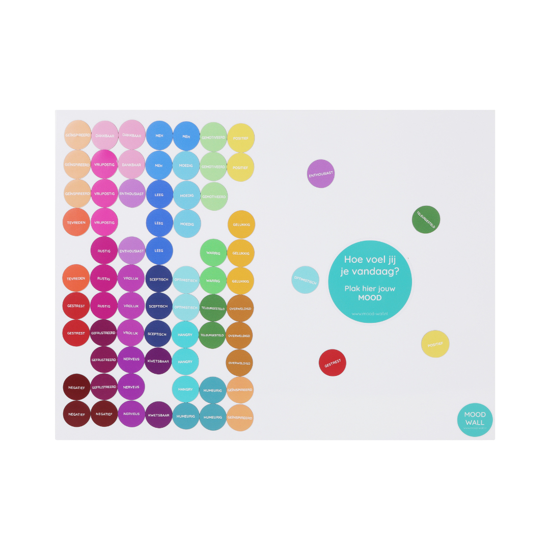 Mood Wall klein 45x60cm - zwart of wit