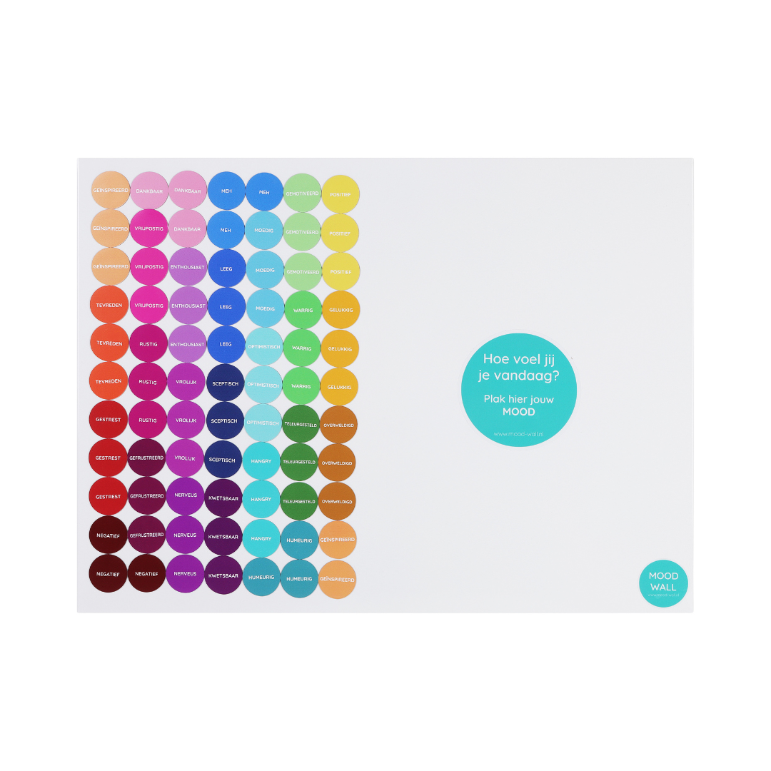 Mood Wall klein 45x60cm - zwart of wit