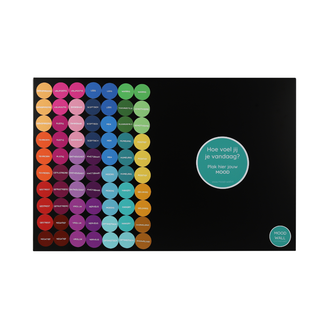 Mood Wall klein 45x60cm - zwart of wit
